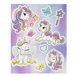Raamstickers eenhoorn, 16x21cm - afbeelding 5