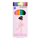 Potloden 12 kleuren balerina