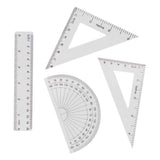 Geometrie set 15cm, 4dlg. - afbeelding 1