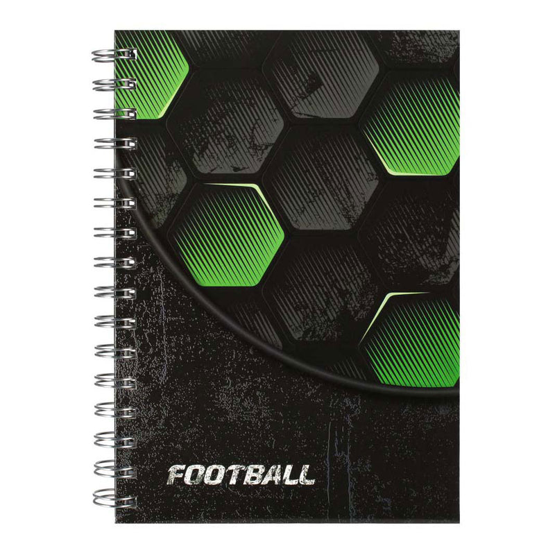 Spiraal notitieboek voetbal, a5