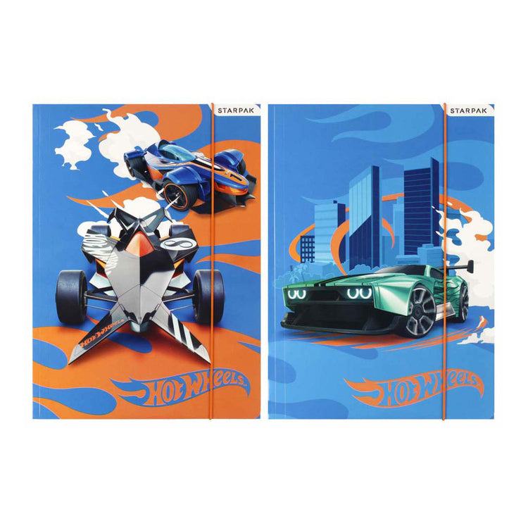 Map met elastiek a4 hot wheels