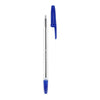 Balpen met dop blauw, 50st.
