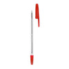 Balpen met dop rood, 50st.