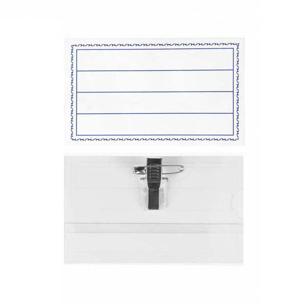 Naamplaatjes pcv 57 90mm, 50st.