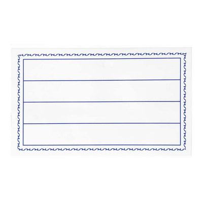 Naamplaatjes pcv 57 90mm, 50st.