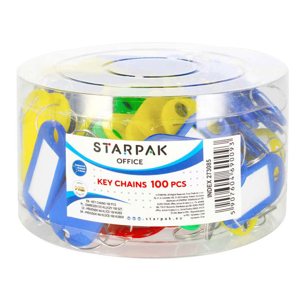 Sleutelhanger met adres, 100st.