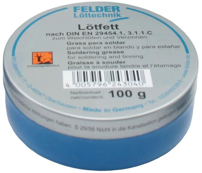 Wks zacht soldeervet f-sw 21 loetfett 100 g dose