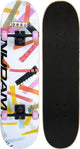 Nijdam classic skateboard - high time - roze wit