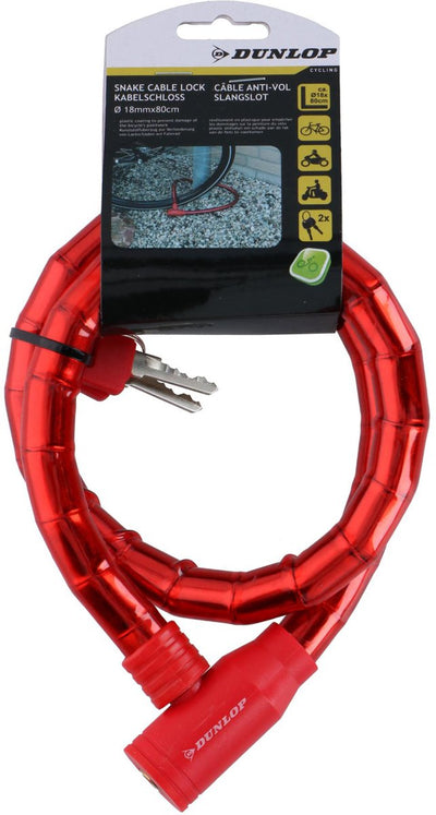 Dunlop spiraalslot, meerkleurig, 18 x 800 mm, st