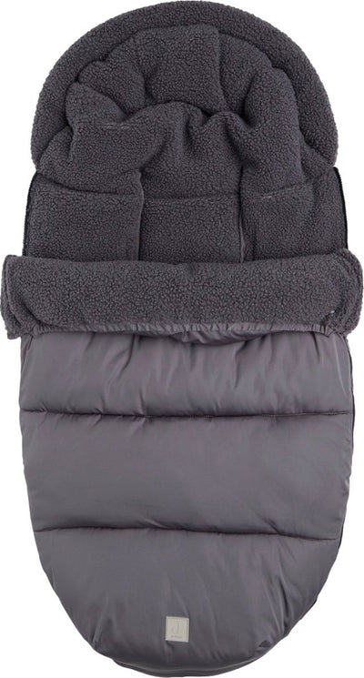 Jollein voetenzak buggy kinderwagen - puffed grey - waterafstotend
