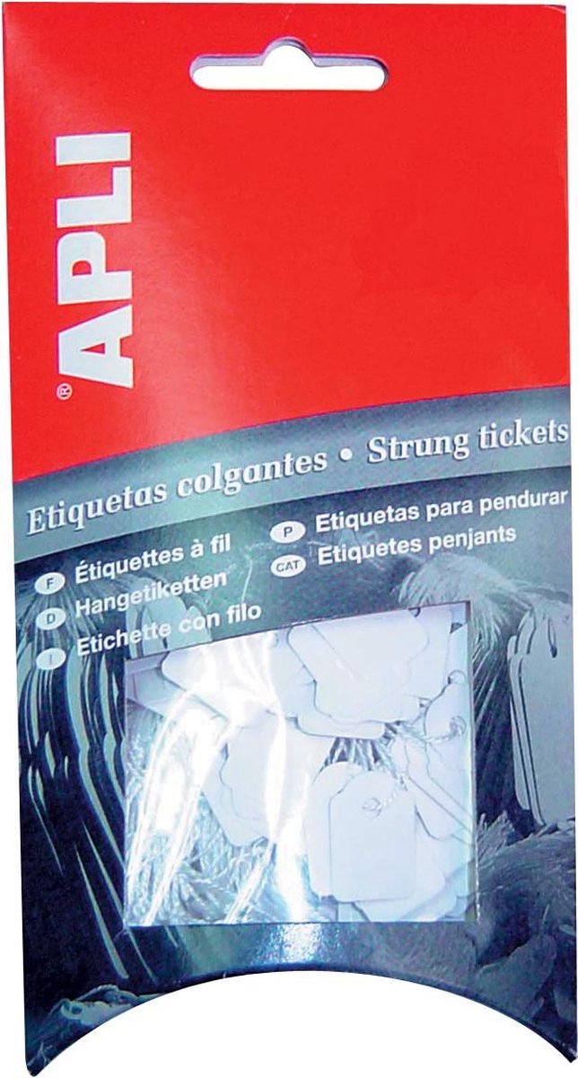 Apli draadetiketten ft 9 x 24 mm (b x h) (7005) | etui van 200 stuks