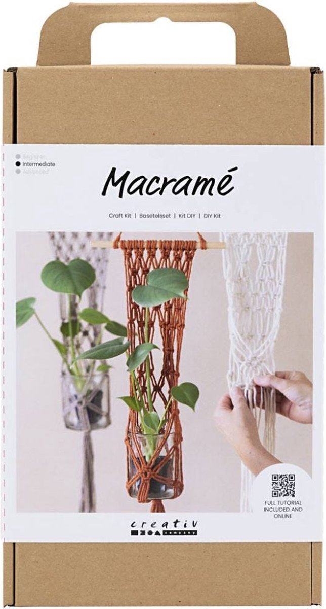 Creativ company hobbyset macrame bloemenhanger