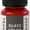 Creativ company glass color transparent, rood, 35ml