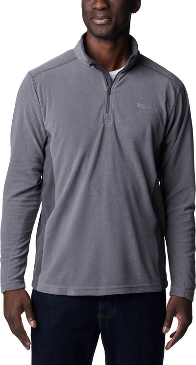 Columbia klamath range™ ii half zip fleece trui - fleecetrui met halve rits - outdoortrui heren - grijs - maat xl