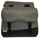 Burgers - new looxs new looxs ® oslo joli double - dubbele fietstas - geschikt voor elke bagagedrager - ook voor electrische fietsen - 100% gerecycled polyester - stevig, ruim en vormvast - 37l - black-green - afbeelding 3
