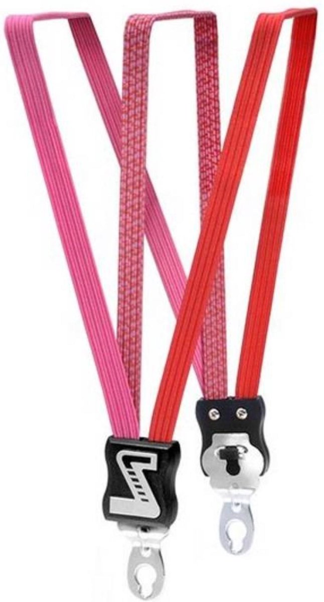 Snelbinder Trio Simson kort met 3 binders - roze rood