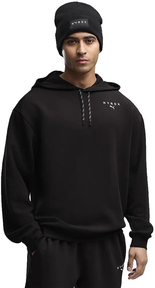 Puma x hyrox cloudspun hoodie zwart xl man