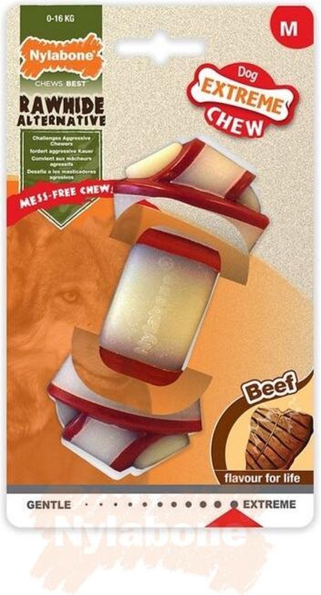 Nylabone extreme kauwbot knoop m