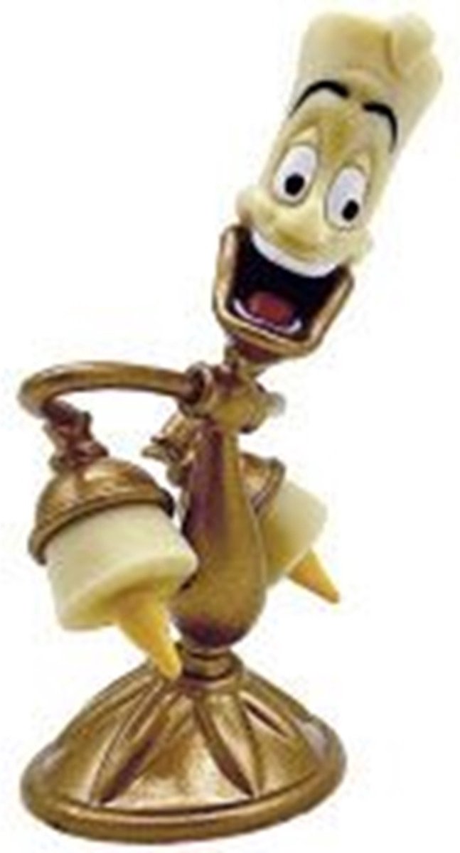 Bullyland 13191 – speelfiguur en verzamelfiguur lumière uit belle en het beest ca. 7 cm – levensecht en detailrijk vormgegeven – ideaal als taartfiguur en klein cadeautje voor kinderen vanaf 3 jaar