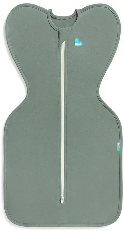 Love to dream ™ babyslaapzak swaddle up™ - inbakeren - baby 0-3 maanden - 3.5-6 kg - all season - deep olive