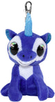 Lumo stars lumo unicorn velvet met clip - mini - 8,5cm