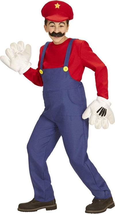 Widmann mario de loodgieter tuinbroek voor kids 158