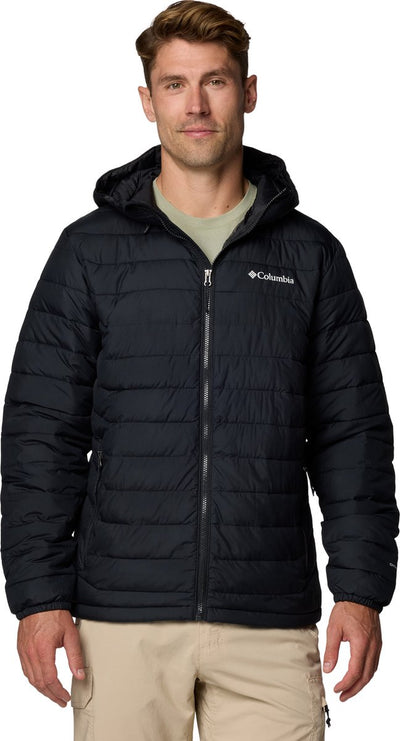 Columbia powder lite™ ii hooded jacket men's outdoorjas - black - maat l