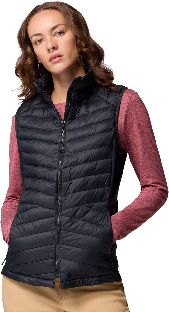 Columbia powder pass™ iii hybrid vest dames outdoorbodywarmer - black xs