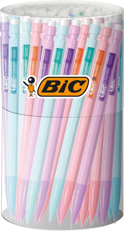 Bic matic - vulpotlood - pastel - tubo van 60 stuks - diverse kleuren