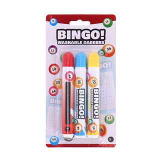 Longfield engelhart bingo stiften 3 stuks rood geel blauw