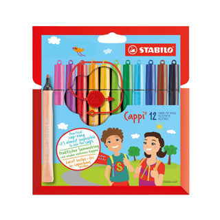 Stabilo cappi - viltstift - set met 12 stuks