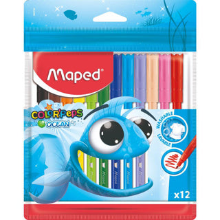 Maped viltstiften ocean 12 stuks | 4 stuks