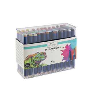 Creative craft group round dual markers alcohol stiften 48 stuks