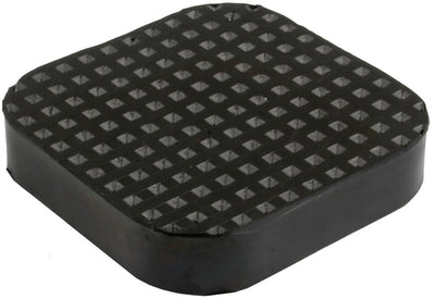 Busching rubberpad rubber pad shunting jack 25x120x120mm.