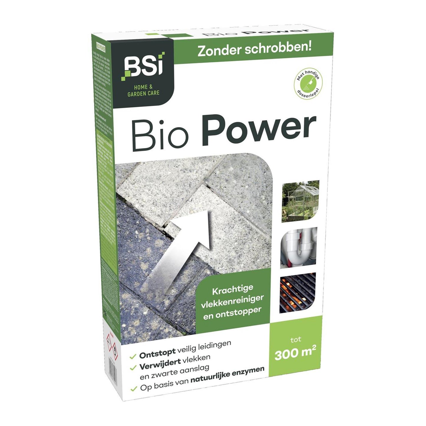 Bsi bio power vlekkenreiniger en ontstopper 1kg