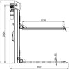 Ath-heinl hefbrug enkel heffen 12pl . lift w. wheel forks ath-single lift 12pl