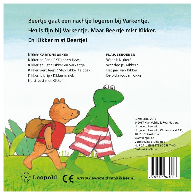 Centraal boekhuis kikker gaat logeren