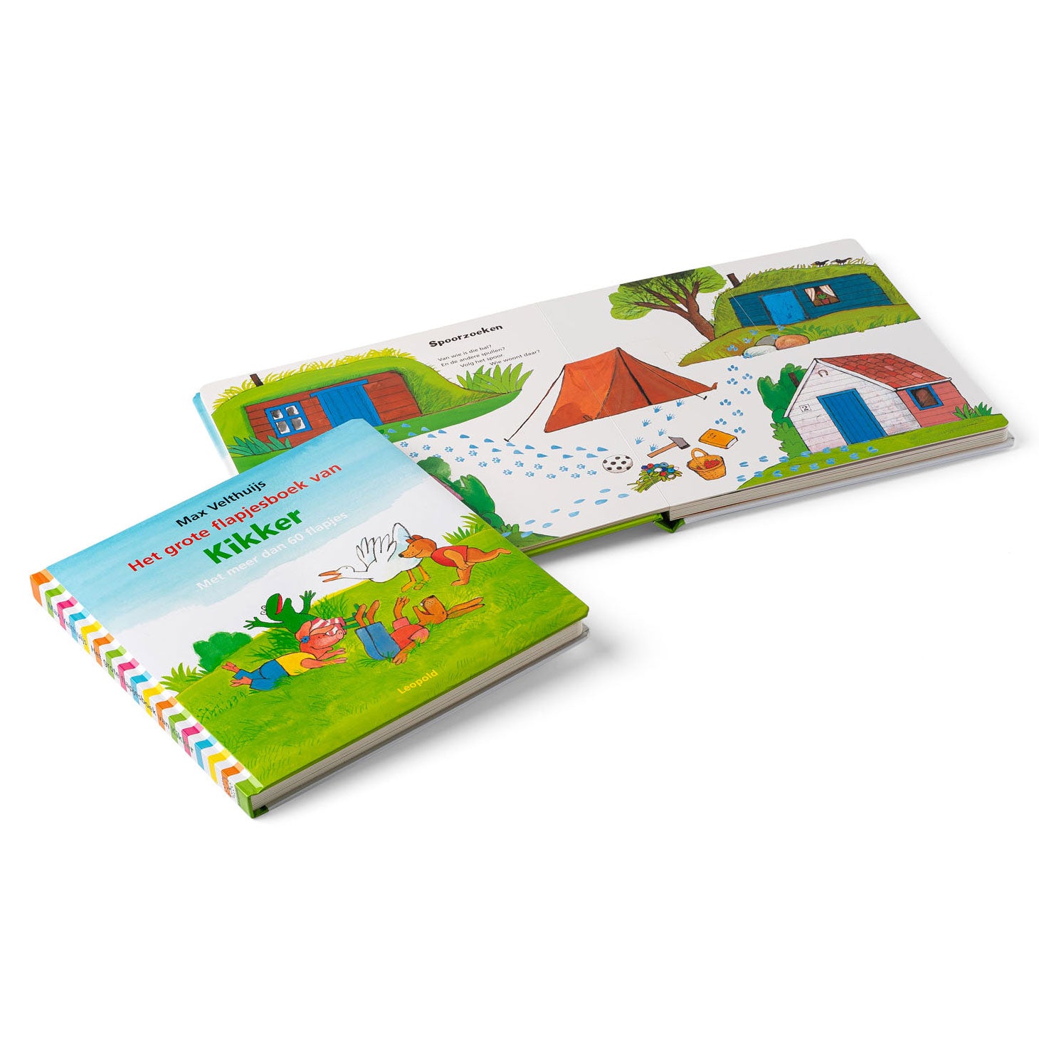 Wpg uitgevers het grote flapjesboek van kikker. 2+