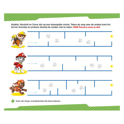 Deltas paw patrol - leuke schrijfspelletjes (4-5 jaar)