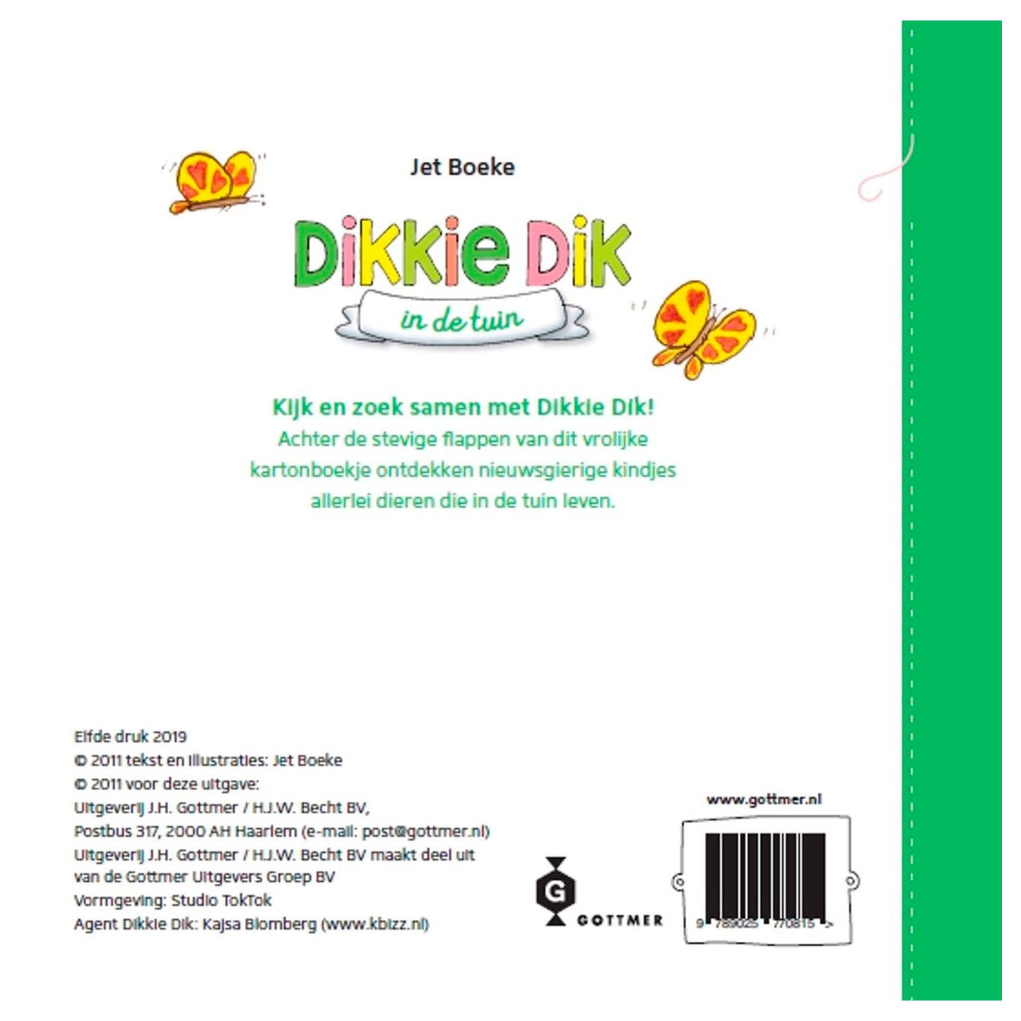 Gottmer uitgevers groep dikkie dik in de tuin