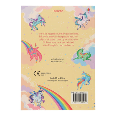 Wpg uitgevers krasplaatjesboek eenhoorns. 5+
