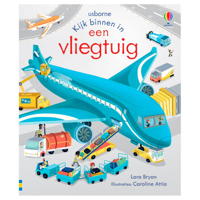 Wpg uitgevers kijk binnen in een vliegtuig. 3+