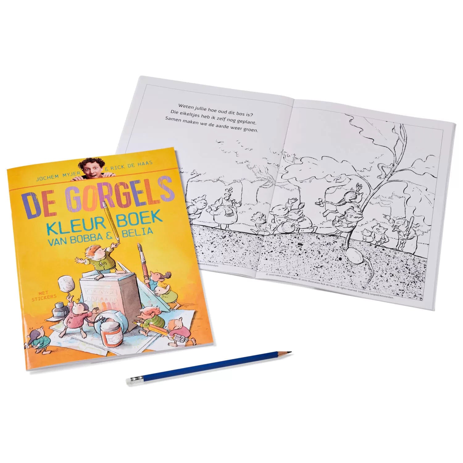 De gorgels gorgels - kleurboek van bobba belia