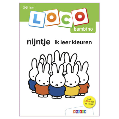 Wpg uitgevers bambino nijntje ik leer kleuren (3-5 jaar)