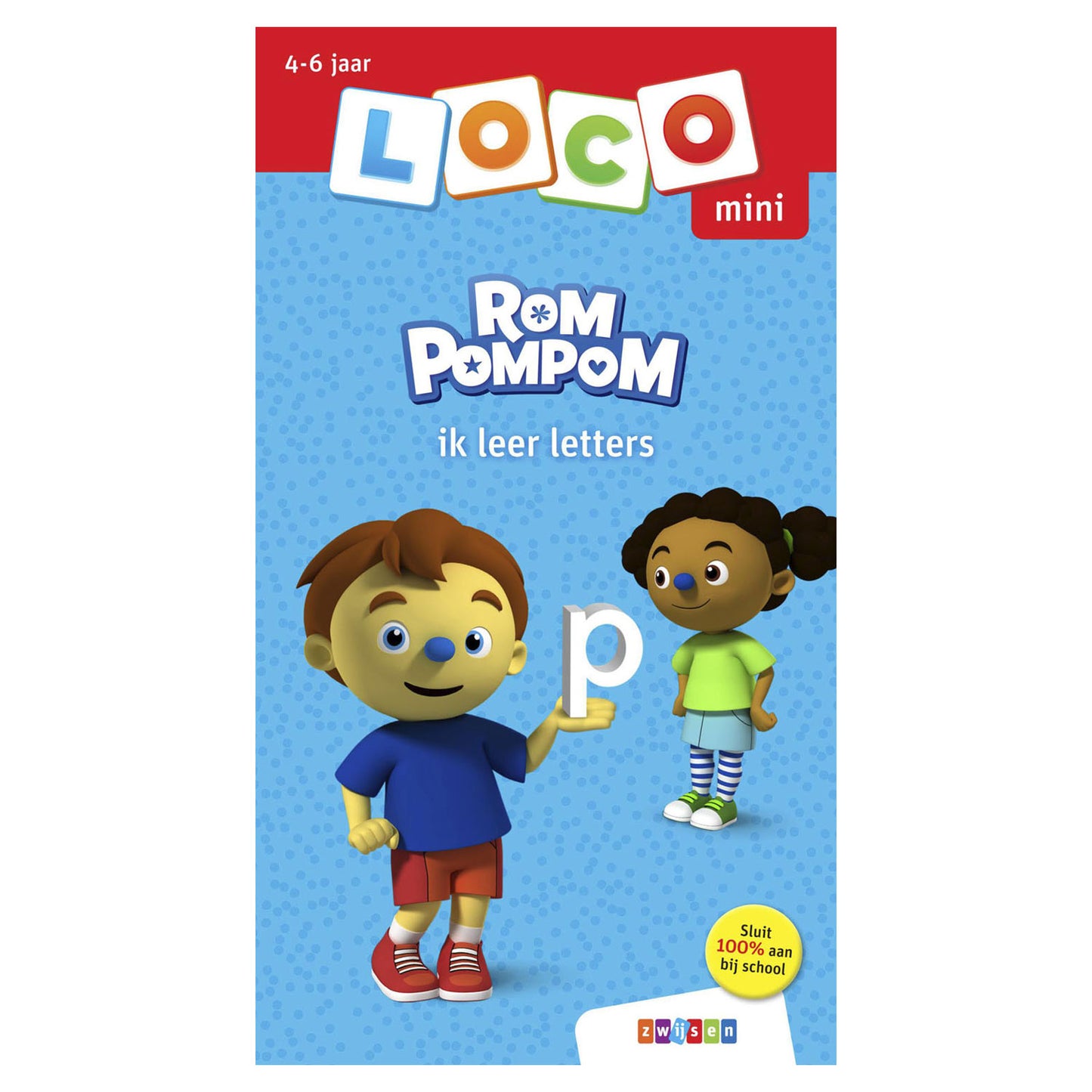 Wpg uitgevers mini rompompom ik leer letters (4-6 jaar)