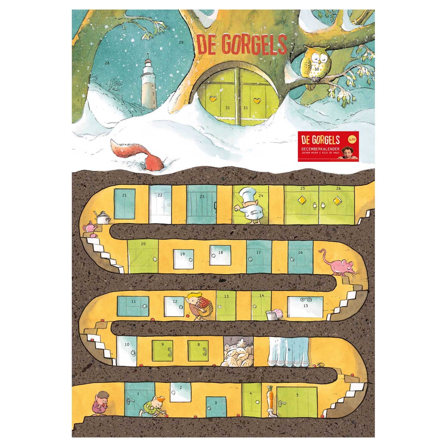 Wpg uitgevers de gorgels december aftelkalender