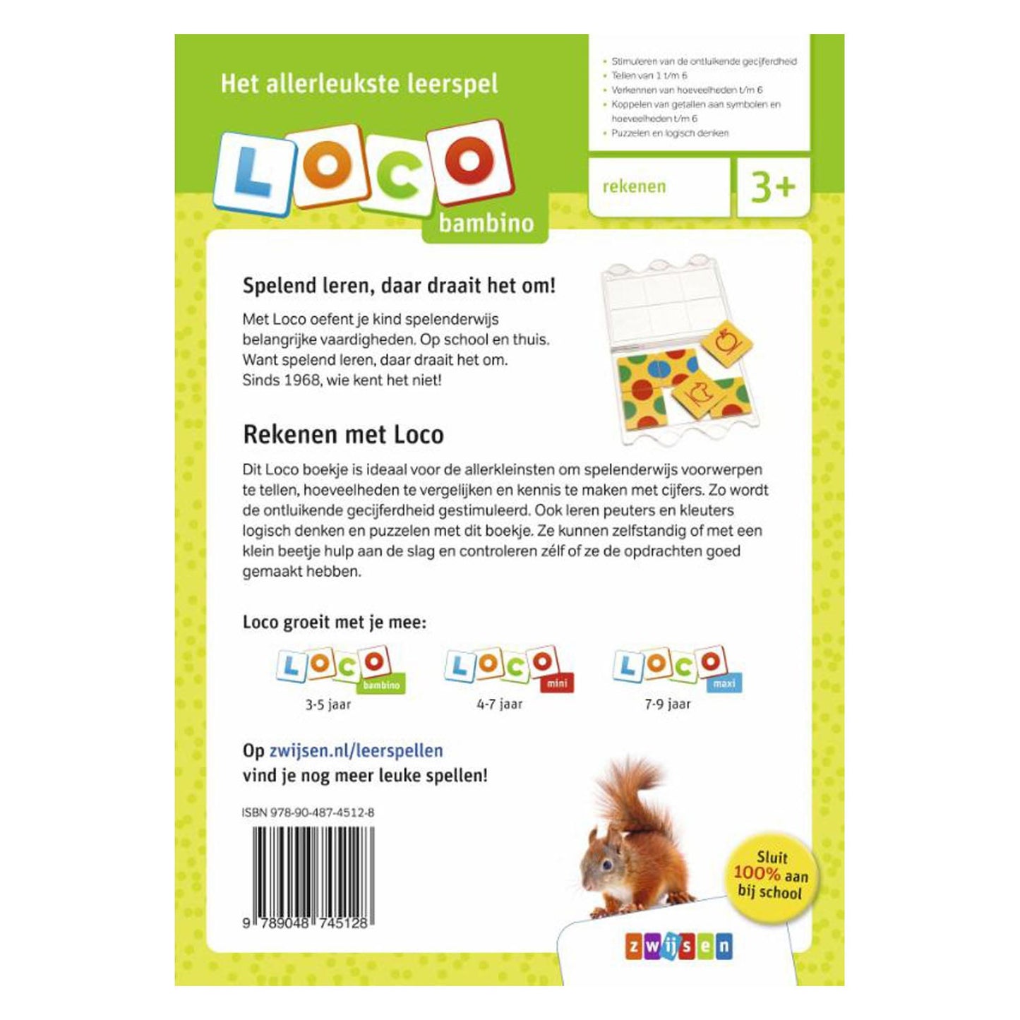 Loco bambino loco , rekenpuzzels. 3+