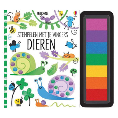 Wpg uitgevers stempelen met je vingers: dieren. 4+ | 2 stuks