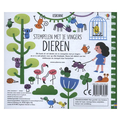 Wpg uitgevers stempelen met je vingers: dieren. 4+ | 2 stuks