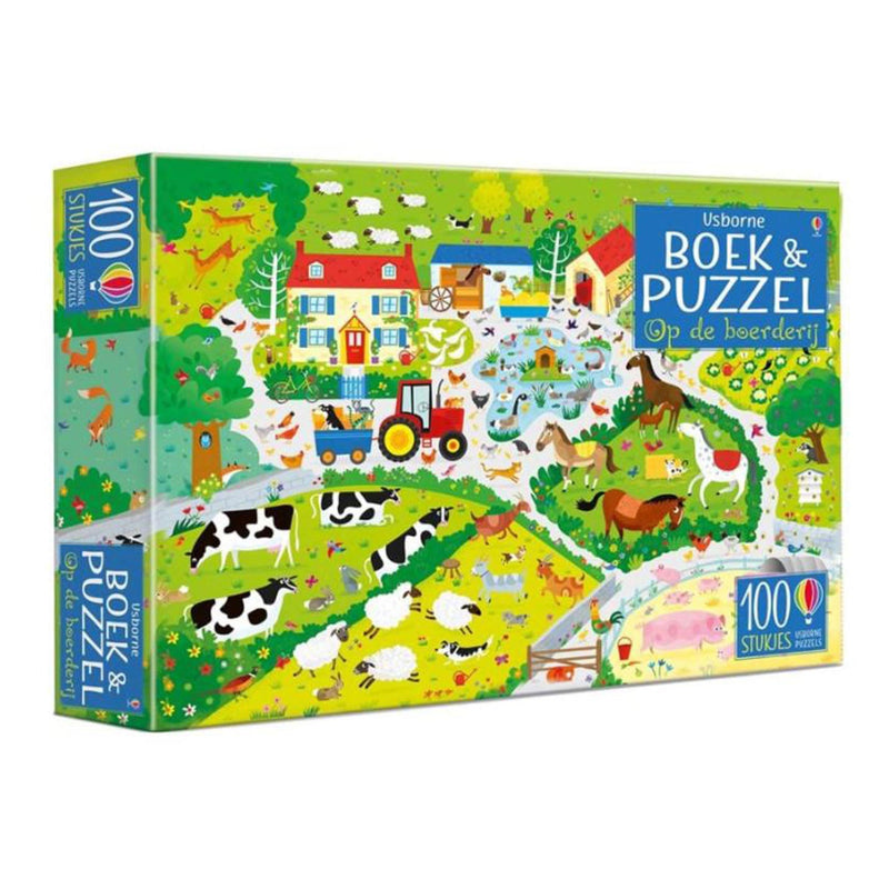 Wpg uitgevers boek en puzzel op de boerderij